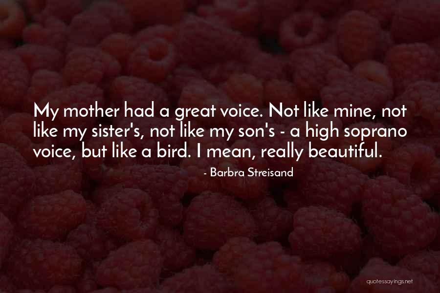 My Beautiful Sister Quotes By Barbra Streisand My Beautiful Sister Quotes By Barbra Streisand