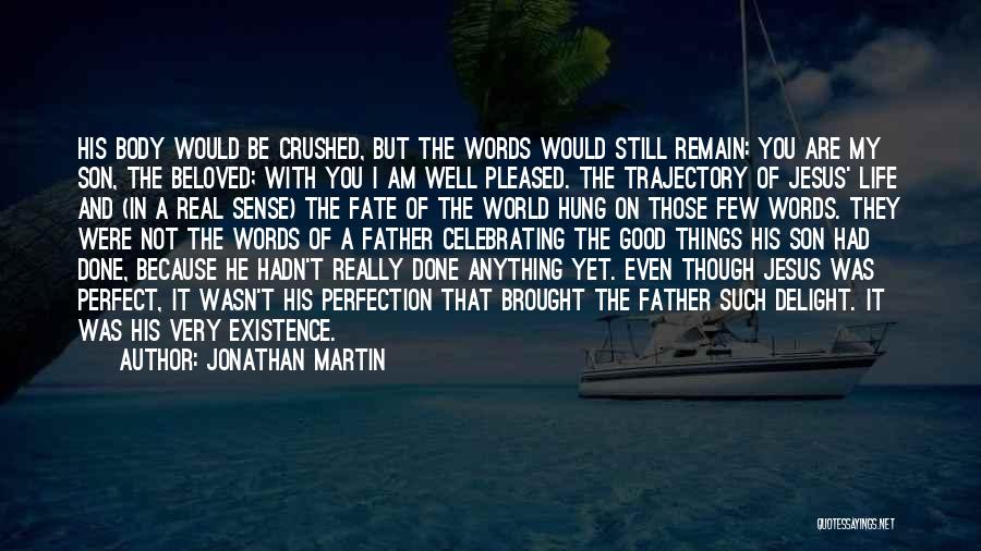 My Beloved Son Quotes By Jonathan Martin