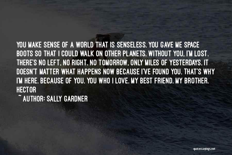 My Best Friend Brother Quotes By Sally Gardner