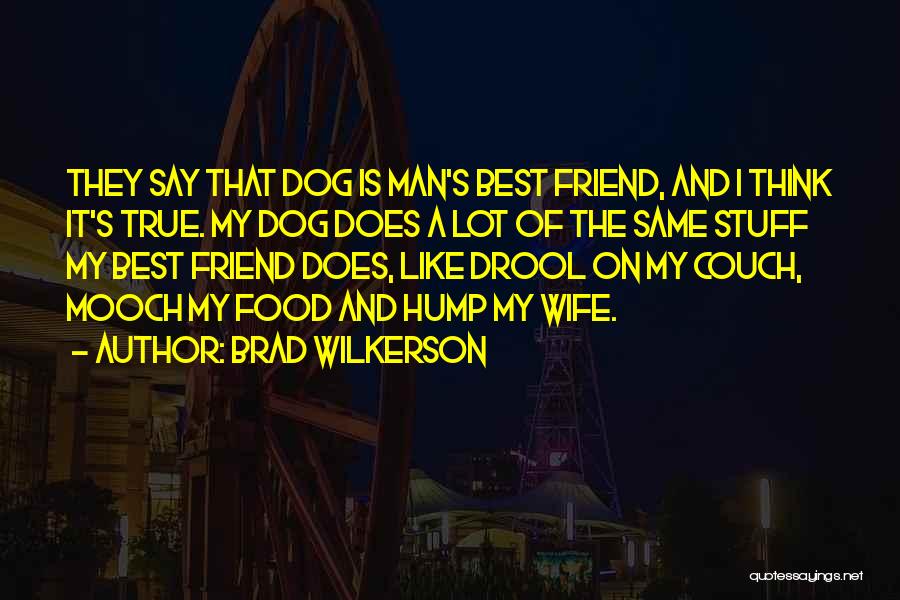 My Best Friend Dog Quotes By Brad Wilkerson