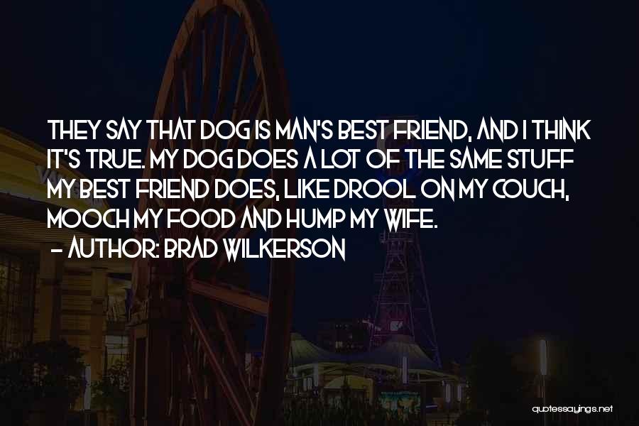 My Best Friend My Dog Quotes By Brad Wilkerson