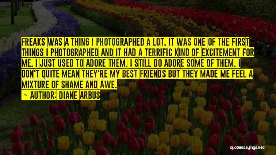 My Best Friend Quotes By Diane Arbus