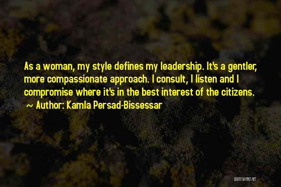 My Best Interest Quotes By Kamla Persad-Bissessar