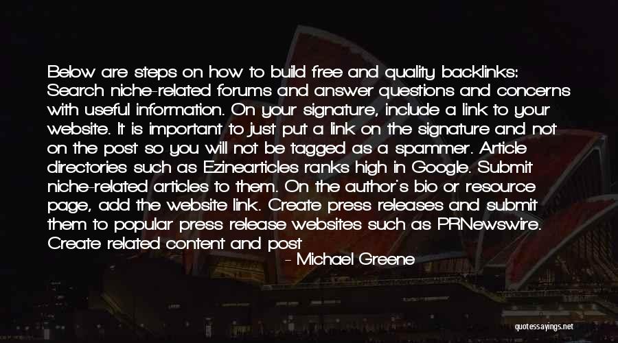 My Bio Quotes By Michael Greene My Bio Quotes By Michael Greene