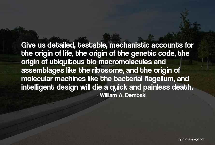 My Bio Quotes By William A. Dembski My Bio Quotes By William A. Dembski