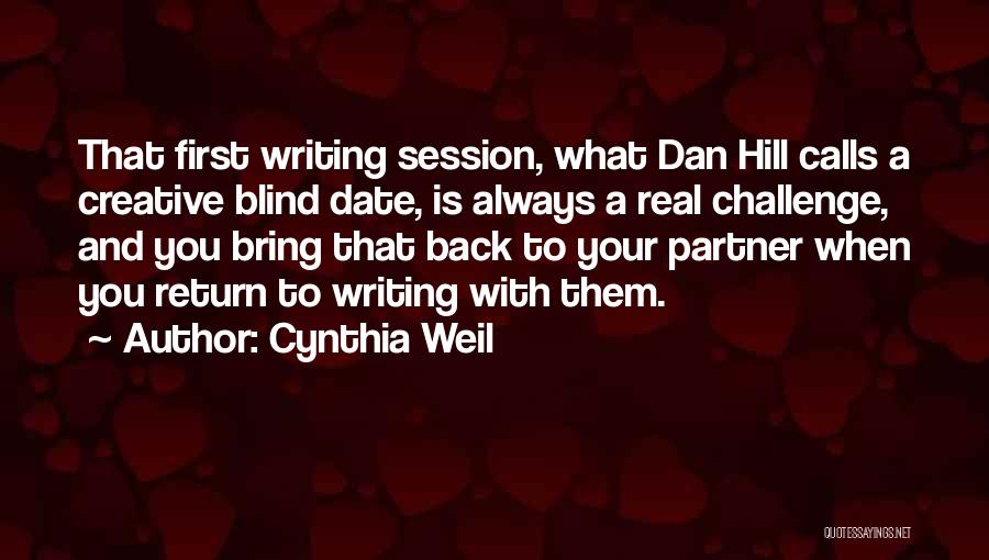 My Blind Date Quotes By Cynthia Weil