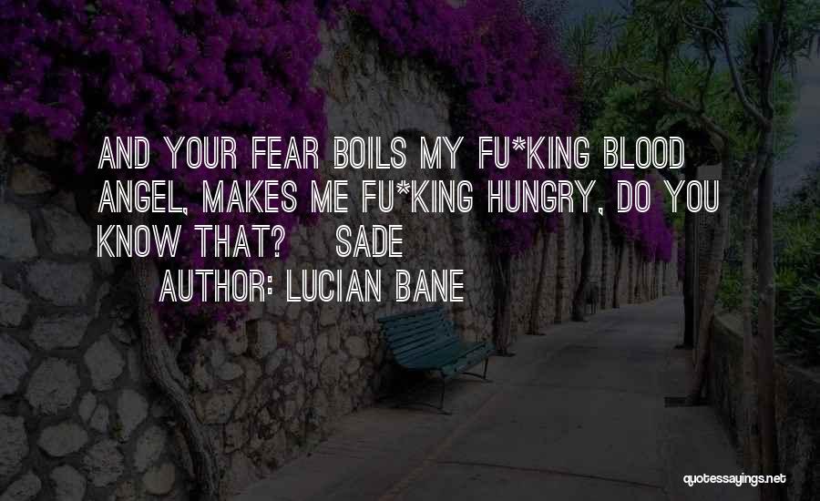 My Blood Boils Quotes By Lucian Bane