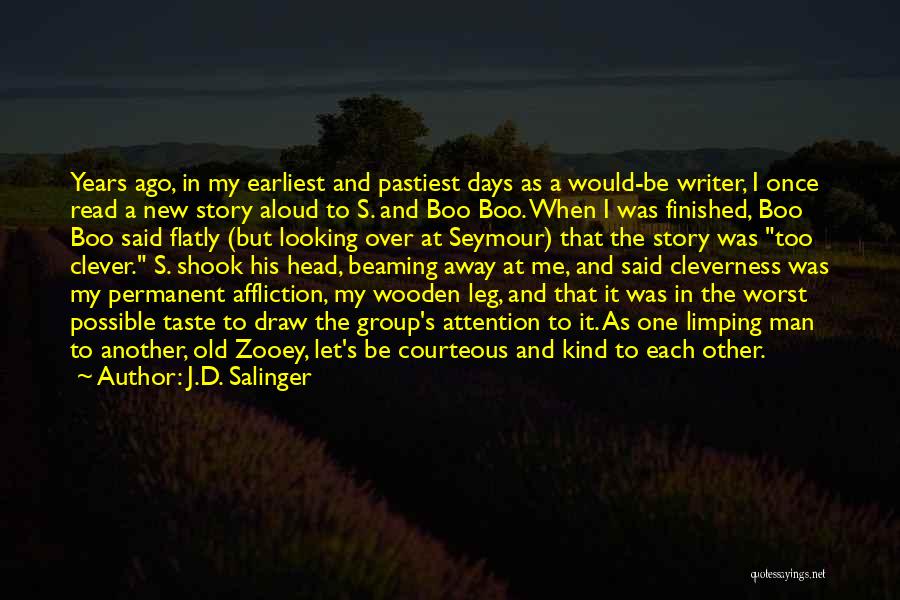 My Boo Quotes By J.D. Salinger