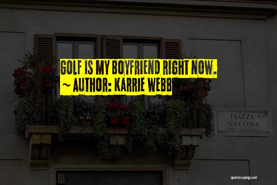 My Boyfriend Is My Quotes By Karrie Webb