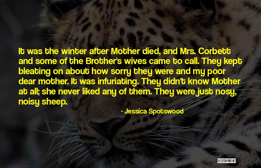 My Brother Who Died Quotes By Jessica Spotswood