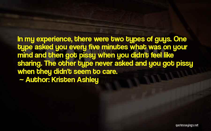 My Care Quotes By Kristen Ashley