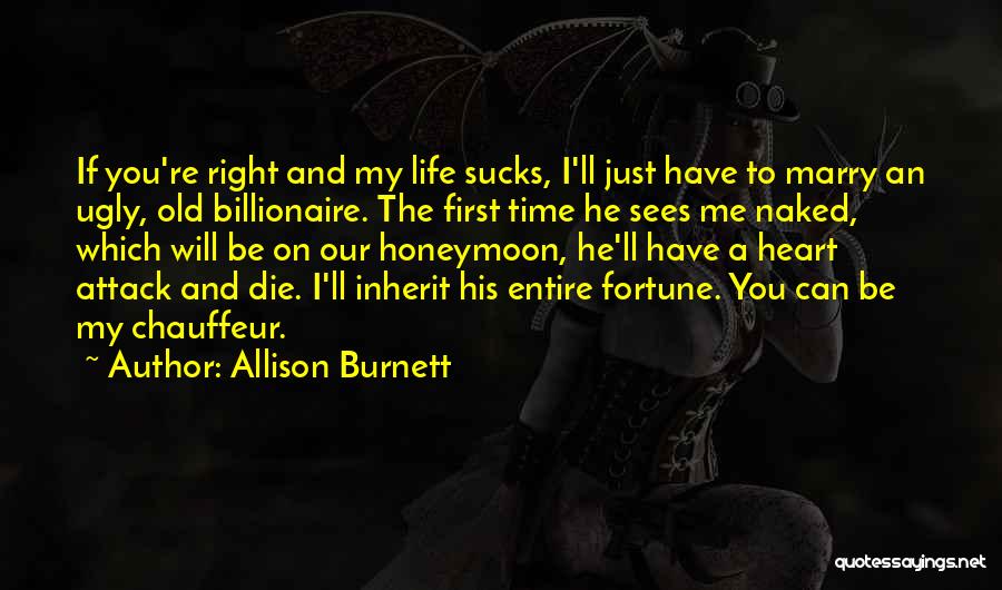 My Chauffeur Quotes By Allison Burnett