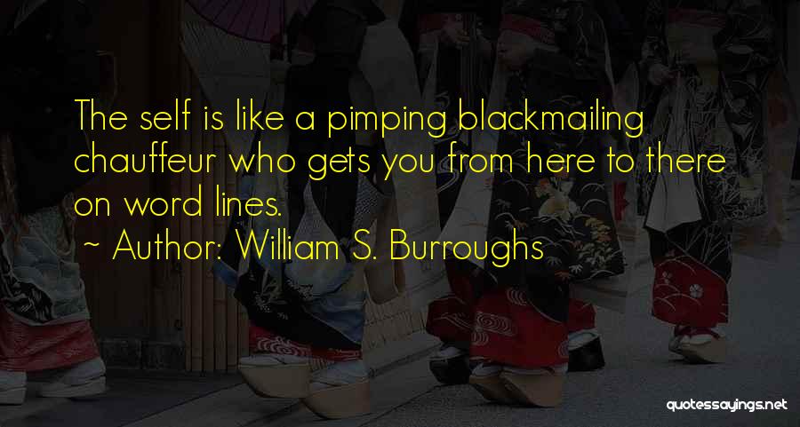 My Chauffeur Quotes By William S. Burroughs