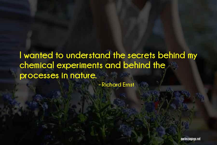 My Chemical Quotes By Richard Ernst My Chemical Quotes By Richard Ernst