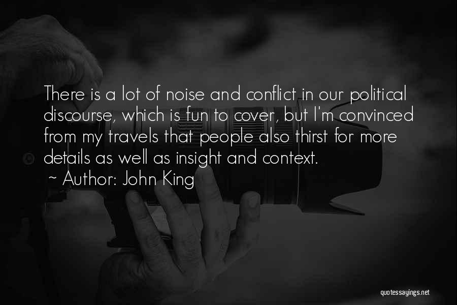 My Cover Quotes By John King