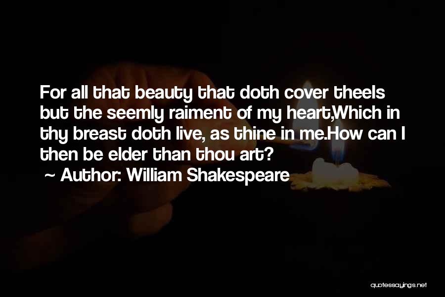 My Cover Quotes By William Shakespeare