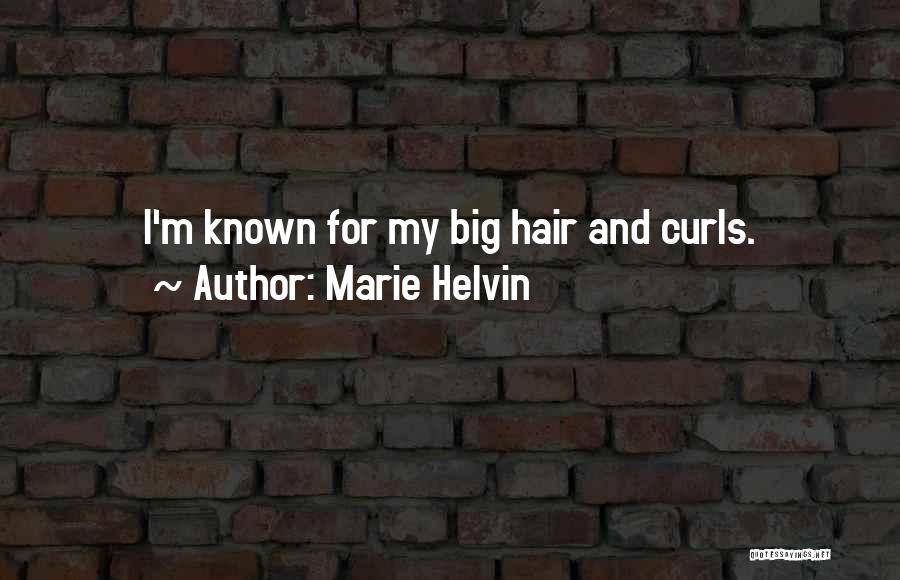 My Curls Quotes By Marie Helvin