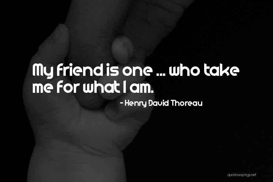 My Cute Friend Quotes By Henry David Thoreau