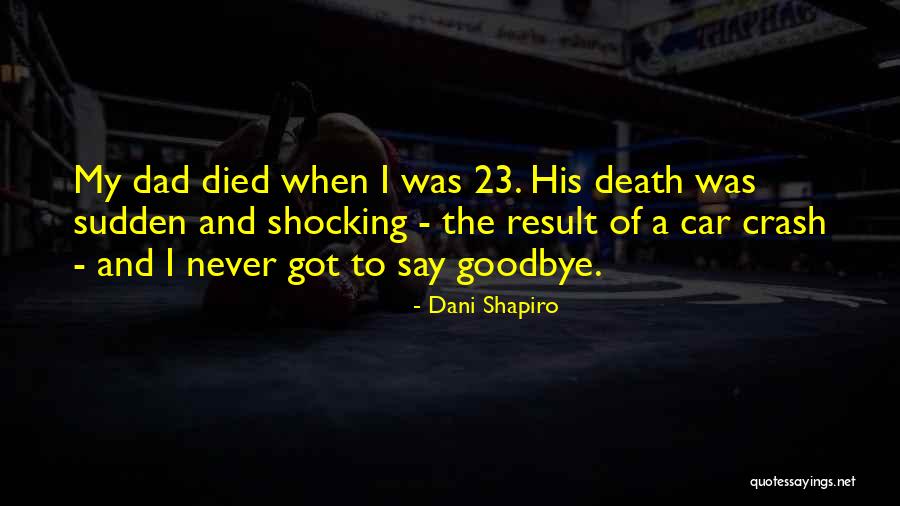 My Dad Who Died Quotes By Dani Shapiro My Dad Who Died Quotes By Dani Shapiro