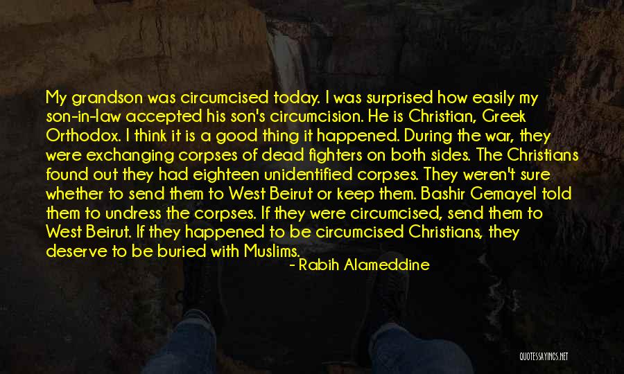 My Dead Son Quotes By Rabih Alameddine My Dead Son Quotes By Rabih Alameddine