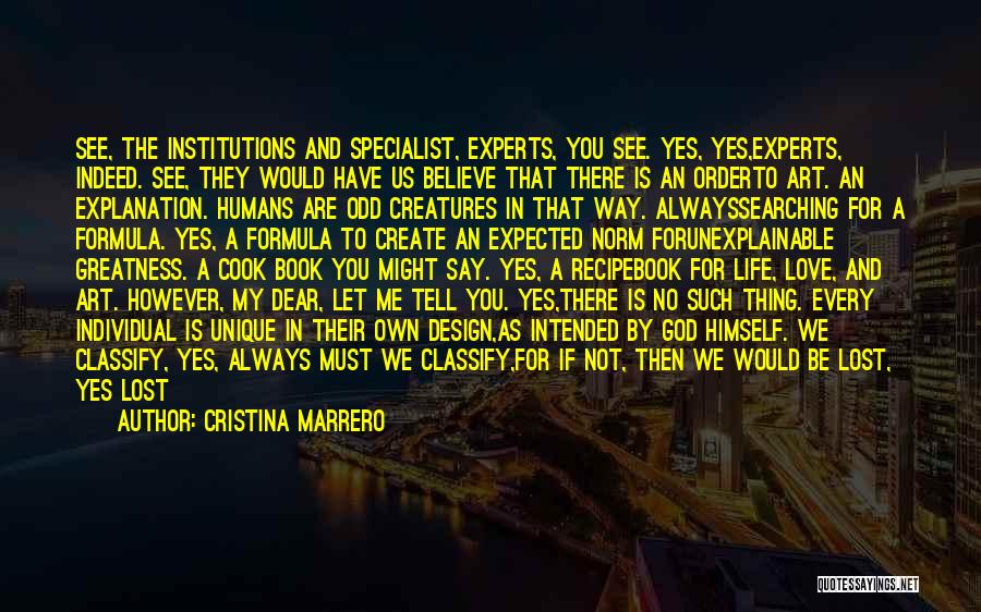 My Dear God Quotes By Cristina Marrero