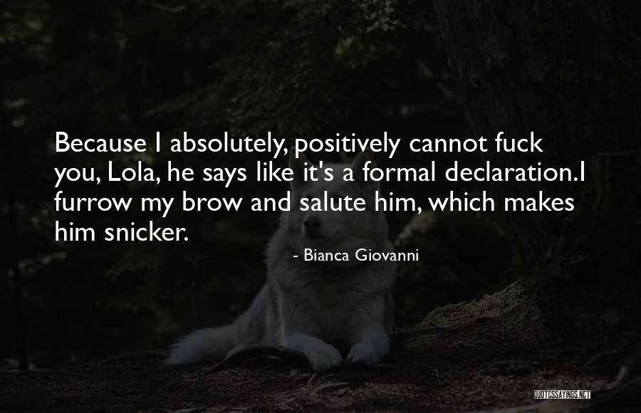 My Declaration Quotes By Bianca Giovanni My Declaration Quotes By Bianca Giovanni