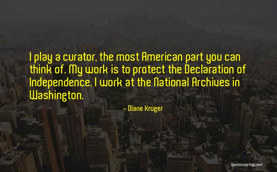 My Declaration Quotes By Diane Kruger