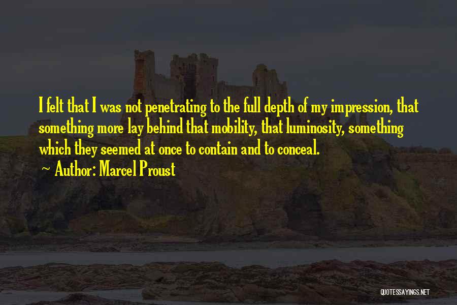 My Description Quotes By Marcel Proust