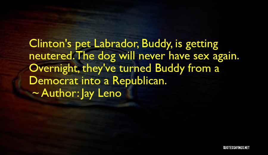 My Dog Buddy Quotes By Jay Leno