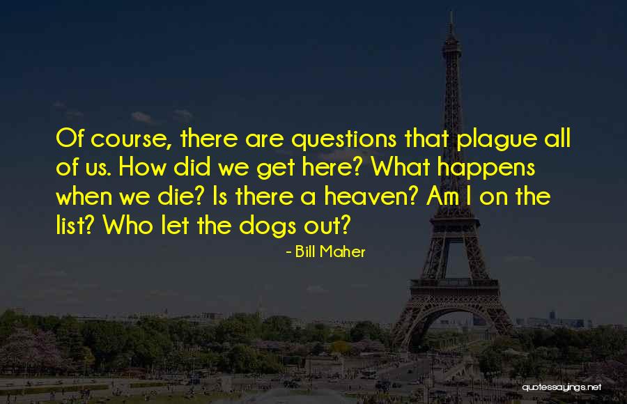 My Dog Is In Heaven Quotes By Bill Maher