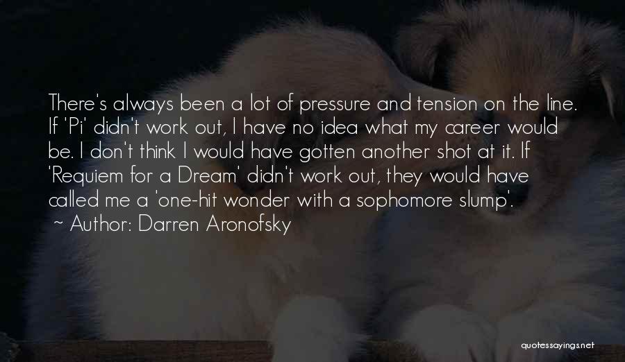 My Dream Career Quotes By Darren Aronofsky