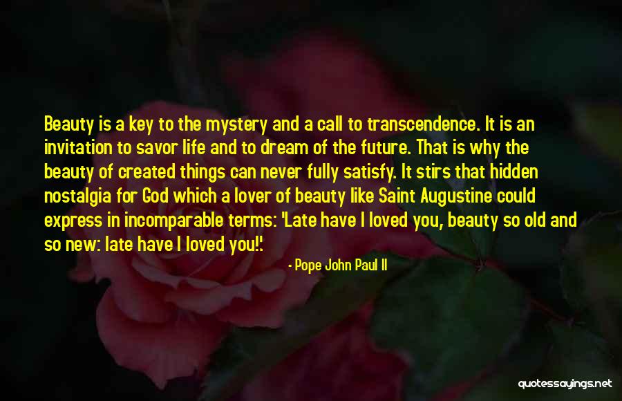 My Dream Lover Quotes By Pope John Paul II My Dream Lover Quotes By Pope John Paul II