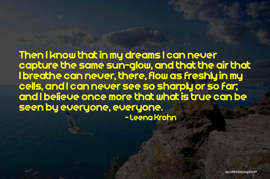 My Dreams Never Come True Quotes By Leena Krohn My Dreams Never Come True Quotes By Leena Krohn