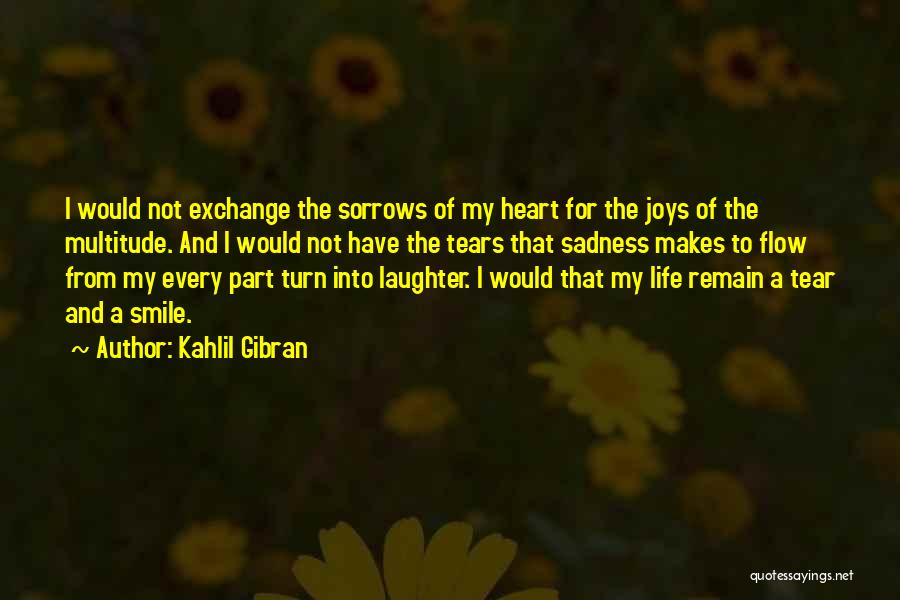 My Every Tear Quotes By Kahlil Gibran