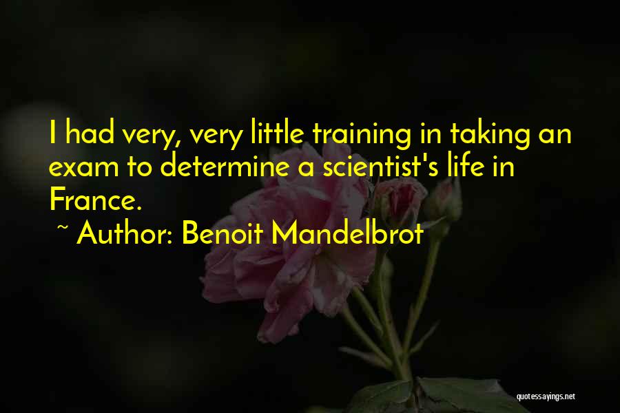 My Exam Is Over Quotes By Benoit Mandelbrot