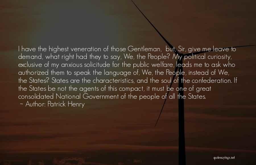My Exclusive Quotes By Patrick Henry