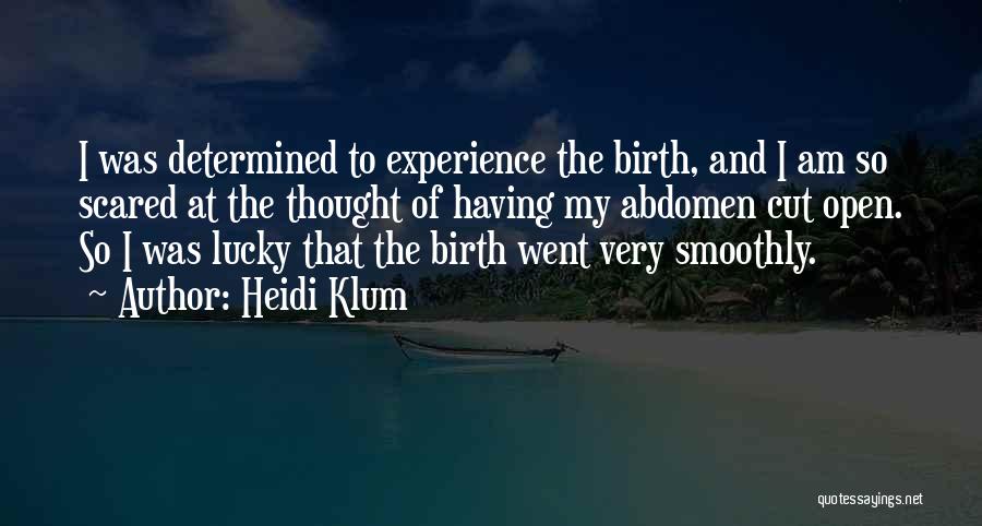 My Experience Quotes By Heidi Klum