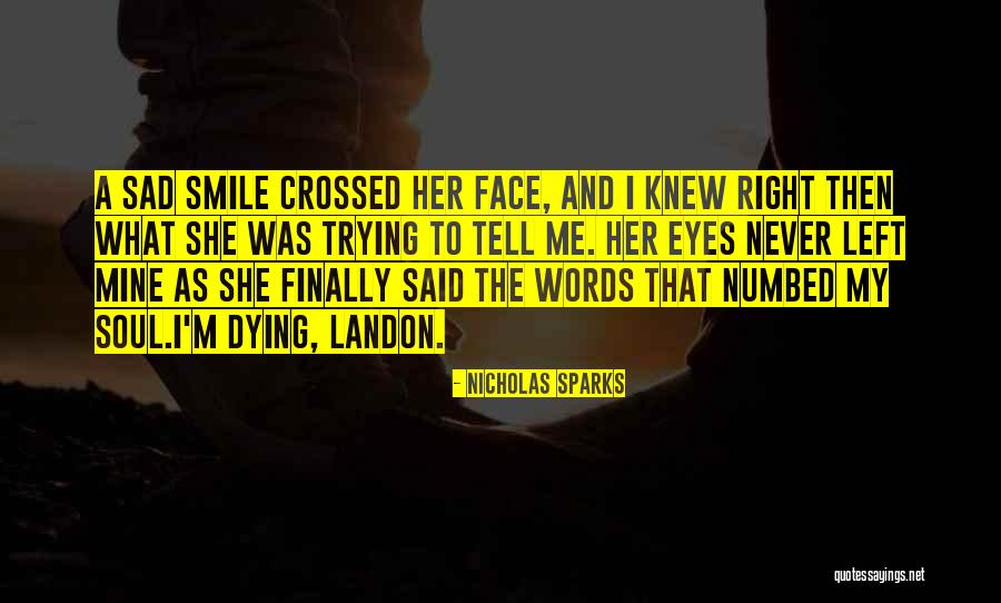 My Face Sad Quotes By Nicholas Sparks My Face Sad Quotes By Nicholas Sparks