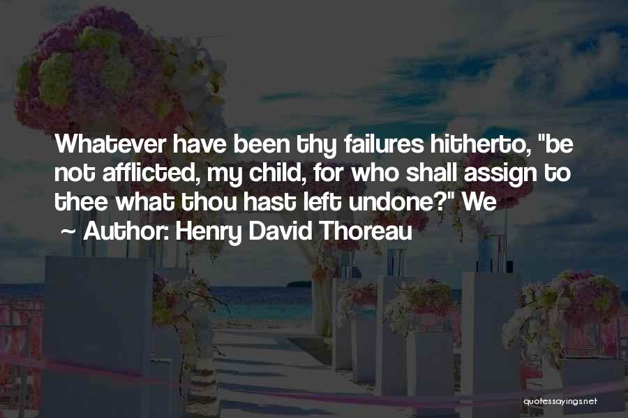 My Failures Quotes By Henry David Thoreau