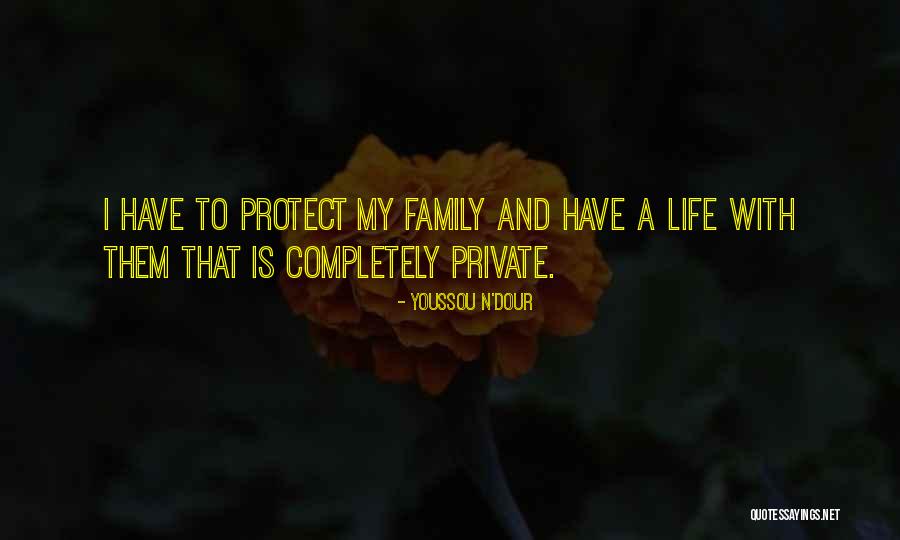 My Family Life Quotes By Youssou N'Dour