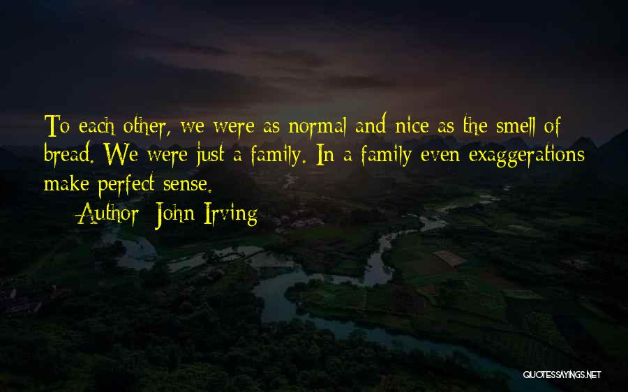 My Family May Not Perfect Quotes By John Irving