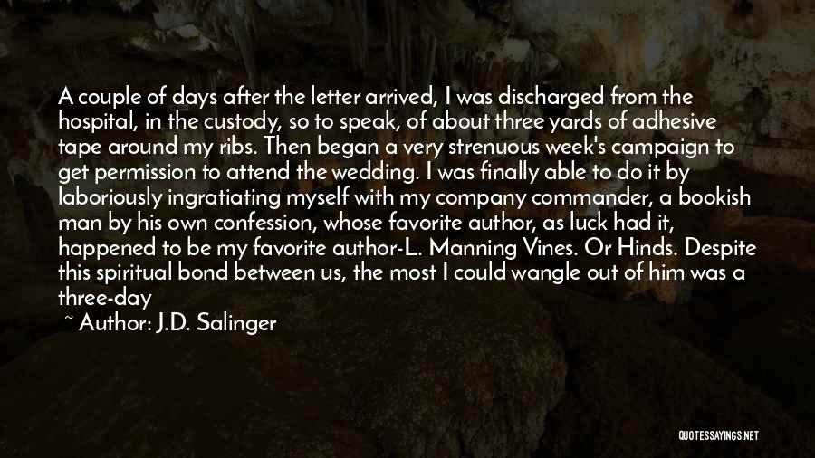 My Favorite Couple Quotes By J.D. Salinger