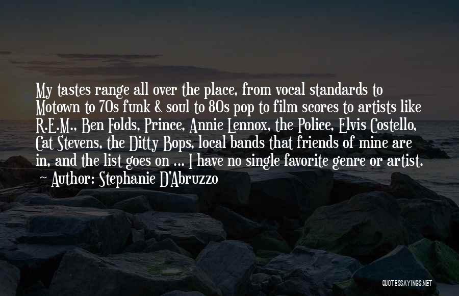 My Favorite Place Quotes By Stephanie D'Abruzzo