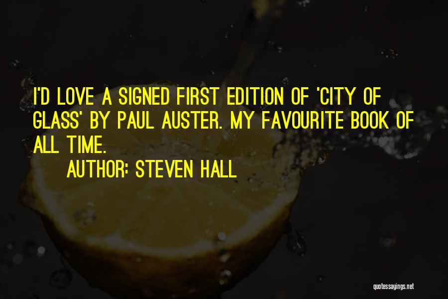 My Favourite Book Quotes By Steven Hall