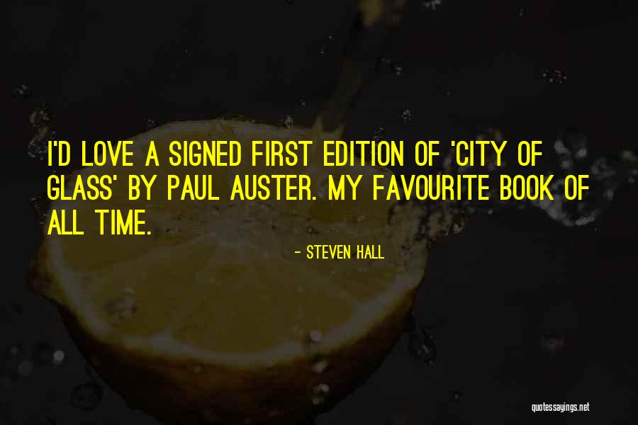 My Favourite Book Quotes By Steven Hall