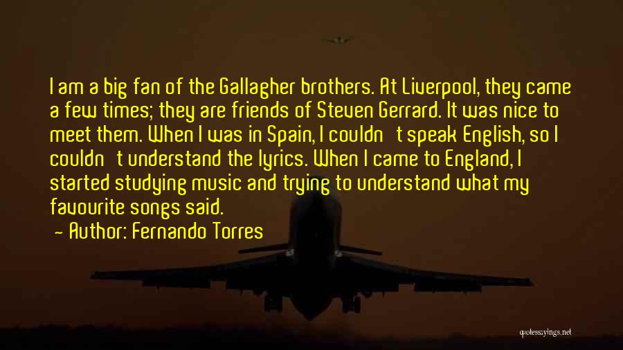 My Favourite Music Quotes By Fernando Torres