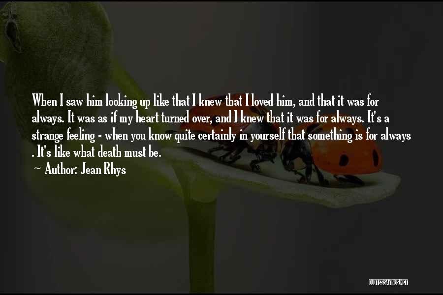 My Feeling For Him Quotes By Jean Rhys