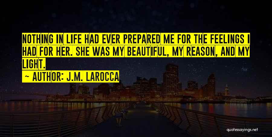 My Feelings For Her Quotes By J.M. LaRocca