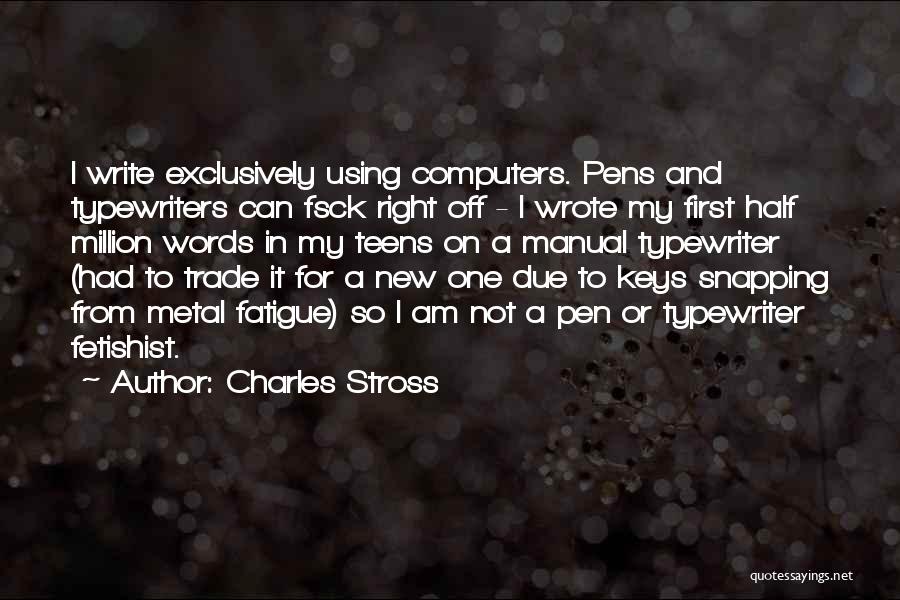 My First Million Quotes By Charles Stross