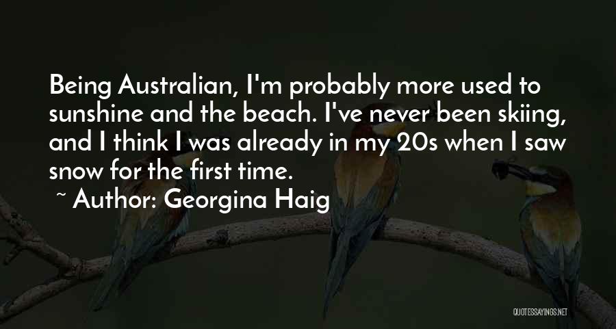 My First Time Quotes By Georgina Haig